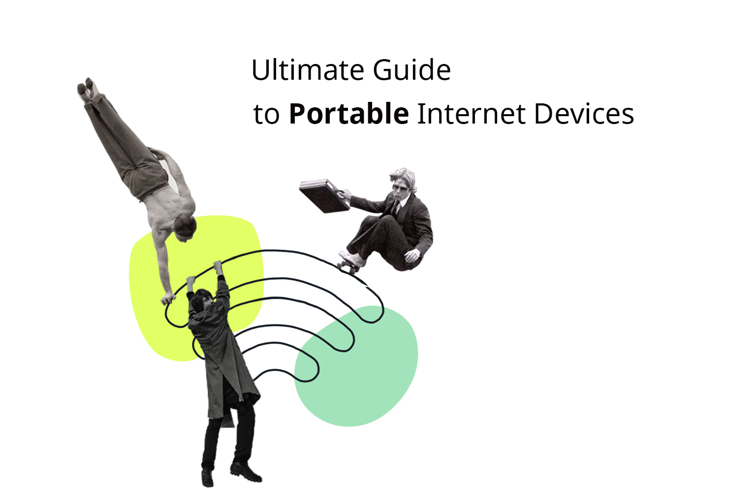 portable Internet devices: modem, router, dongle and hotspot